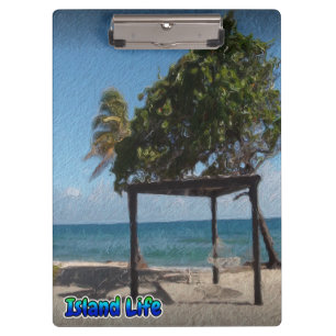 Hammock on the Beach Clipboard