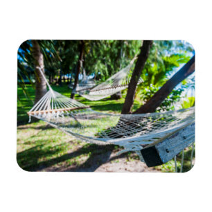 Hammock on the beach, Fiji Magnet