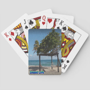 Hammock on the Beach Playing Cards