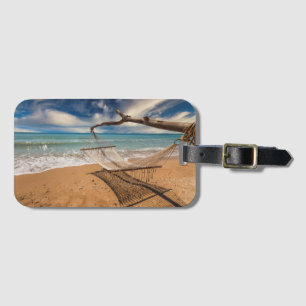 Hammock on the Shore Luggage Tag