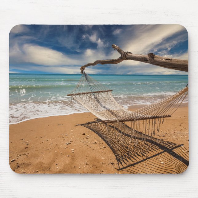 Hammock on the Shore Mouse Pad (Front)