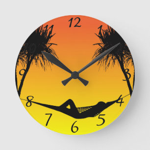 Hammock Round Clock