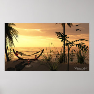 Hammock Sunset Print