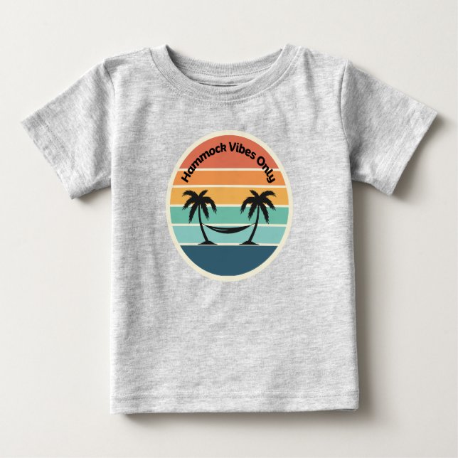 Hammock Vibes Baby T-Shirt (Front)