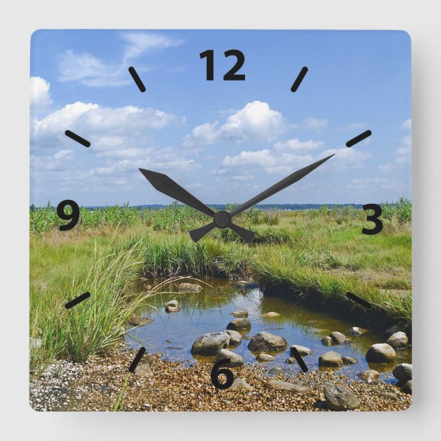Hammonasset Beach Wall Clock (Front)