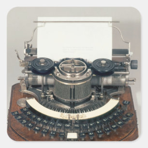 Hammond typewriter, with the ideal keyboard square sticker