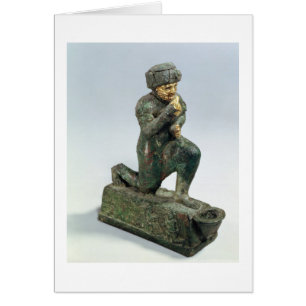 Hammurabi, king of Babylon, praying before a sacre