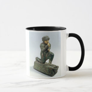 Hammurabi, king of Babylon, praying before a sacre Mug
