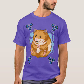 Hammy Blue Design Hamster Premium T-Shirt