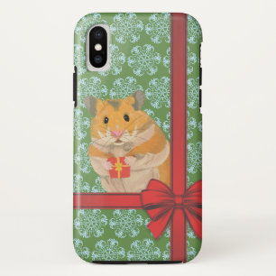 Hammy Christmas Hamster Christmas iPhone X Case