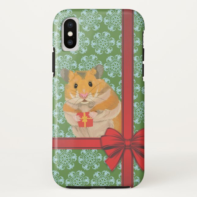 Hammy Christmas Hamster Christmas Case-Mate iPhone Case (Back)