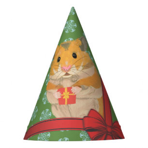 Hammy Christmas Hamster Christmas Party Hat