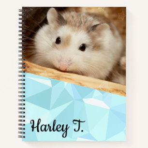 Hammyville - Cute Hamster Cool Geometric Notebook