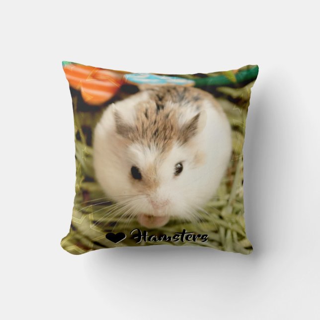 Hammyville - Cute Hamster Cushion (Front)