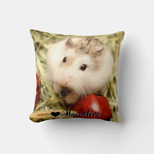 Hammyville - Cute Hamster Cushion (Front)