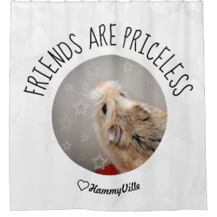 HammyVille - Cute Hamster Fresh & Squeeky Clean Shower Curtain