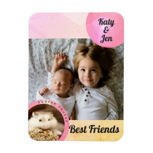 HammyVille - Cute Hamster Friendship Personalise Magnet