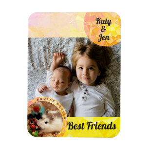 HammyVille - Cute Hamster Friendship Personalise Magnet