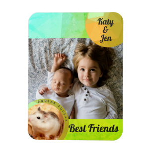 HammyVille - Cute Hamster Friendship Personalise Magnet