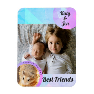 HammyVille - Cute Hamster Friendship Personalise Magnet