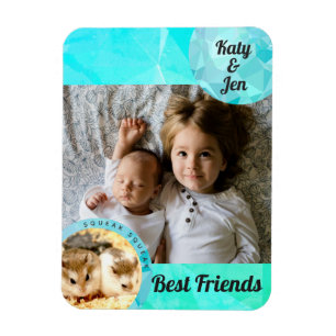HammyVille - Cute Hamster Friendship Personalise Magnet