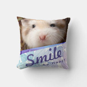 Hammyville - Cute Hamster Geo Design Cushion