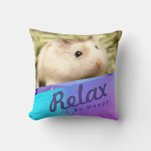 Hammyville - Cute Hamster Geo Design Cushion
