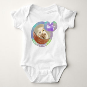 HammyVille - Cute Hamster Heart Huggy Buggy Baby Bodysuit