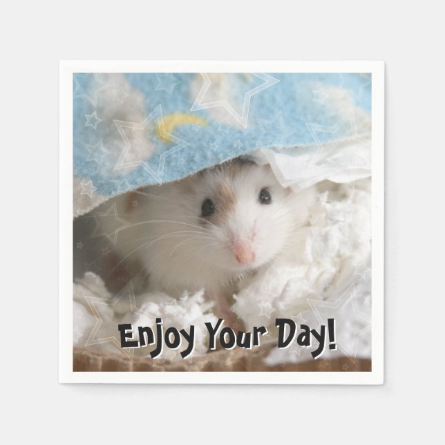 Hammyville - Cute Hamster Napkin (Front)