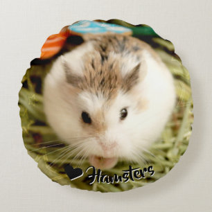 Hammyville - Cute Hamster Round Cushion