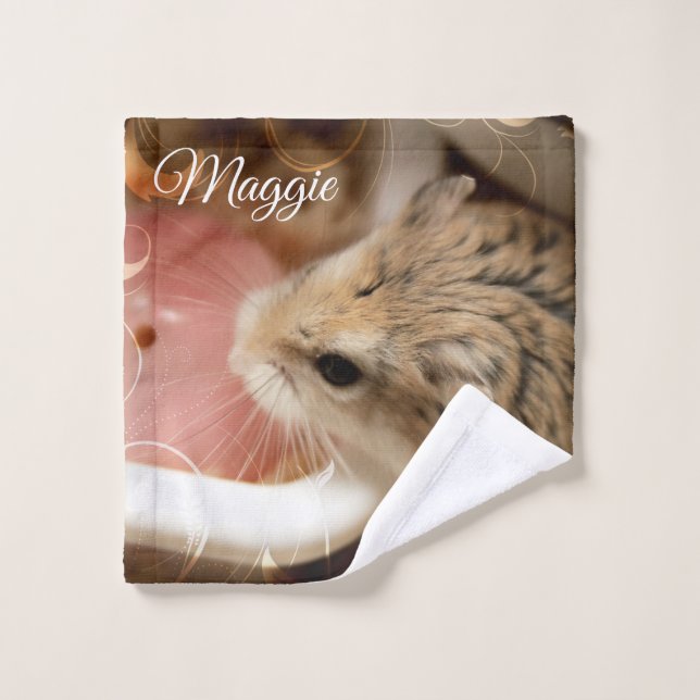 Hammyville - Cute Hamster Wash Cloth (Wash Cloth)