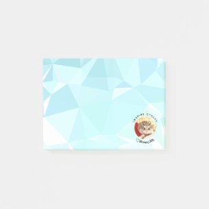 HammyVille - Cute Hamster with Motivational Quote Post-it Notes