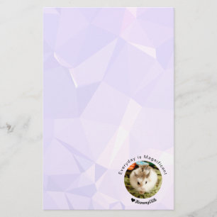 Hammyville - Cute Hamster with Motivational Quote Stationery