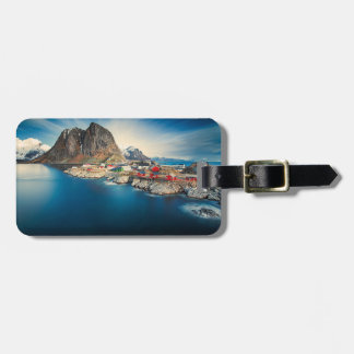 Hamnøy Norway stylised Magnet Luggage Tag