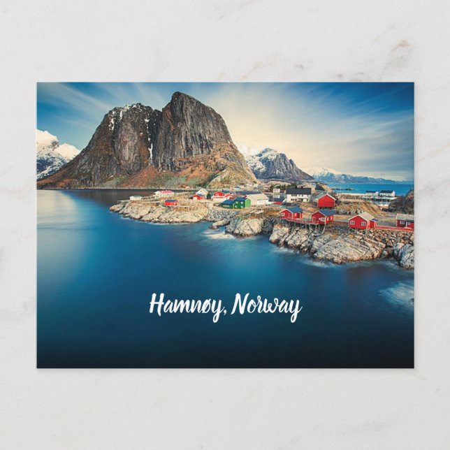 Hamnøy Norway stylised Postcard (Front)