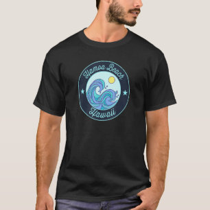 Hamoa Beach Hi Hawaii Souvenir Nautical Surfer Gra T-Shirt