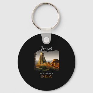 Hampi Karnataka India Ancestry Tourism Women Kids Key Ring