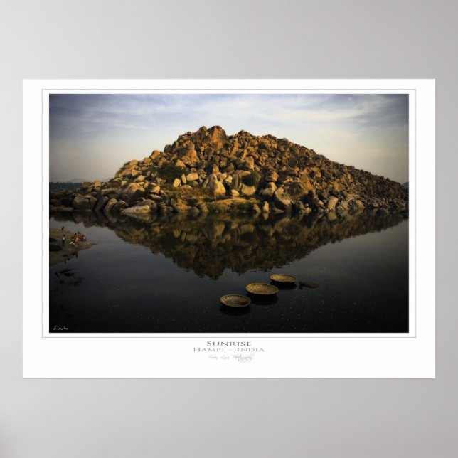 Hampi sunrise Print (Front)
