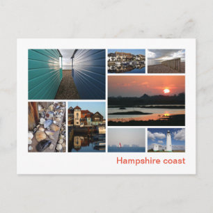 Hampshire coast postcard