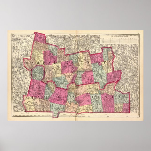 Hampshire & Hampden counties Poster (Front)