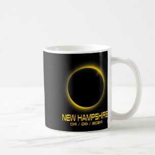 Hampshire Nh Total Solar Eclipse 2024 Coffee Mug