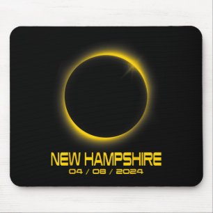 Hampshire Nh Total Solar Eclipse 2024 Mouse Pad