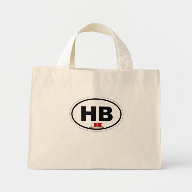 Hampton Beach. Mini Tote Bag (Front)