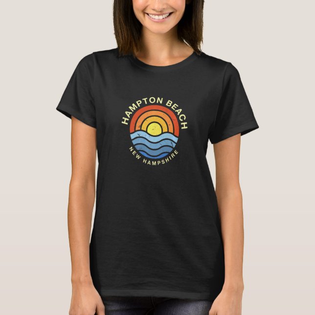 Hampton Beach New Hampshire Nh Summer Us Cities Tr T-Shirt (Front)