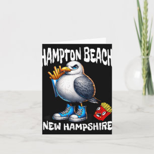 Hampton Beach New Hampshire Seagull French Fries S Card