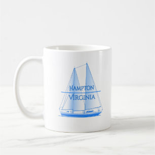 Hampton Coastal Nautical Sailing Sailor Coffee Mug