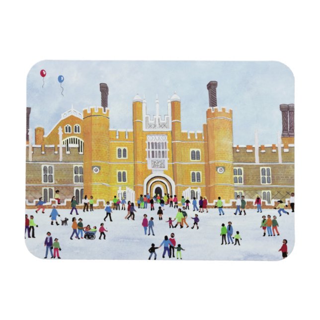 Hampton Court Front 1991 Magnet (Horizontal)