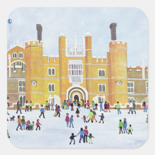 Hampton Court Front 1991 Square Sticker