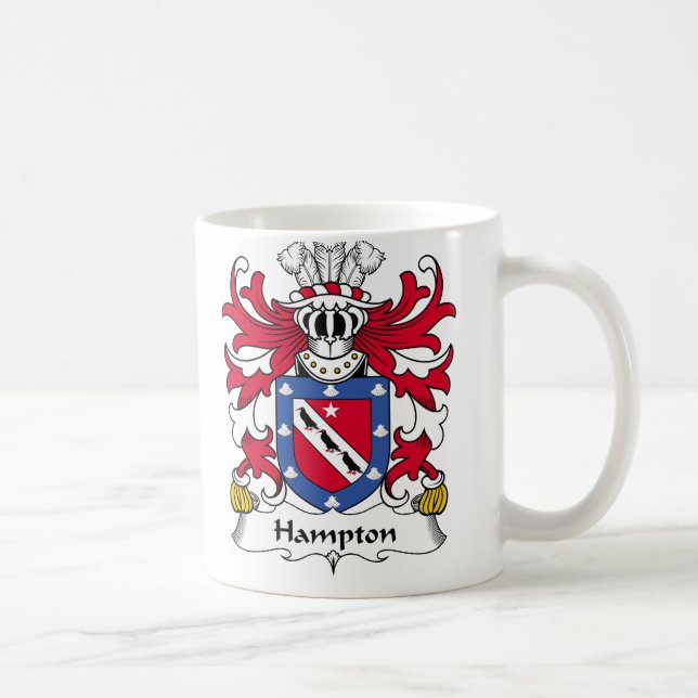 Hampton Family Crest Coffee Mug (Right)