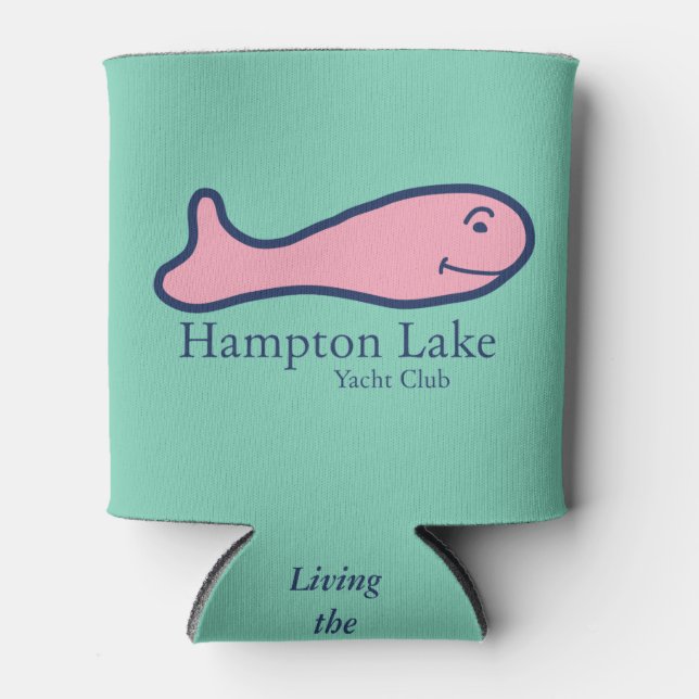 Hampton Lake - non personalised Can Cooler (Front)